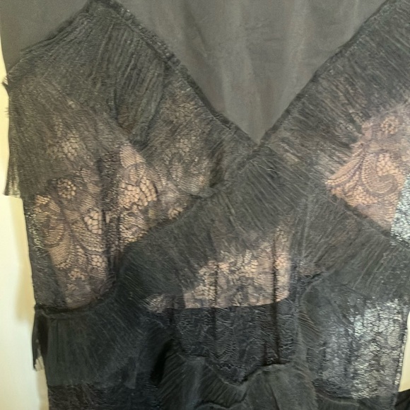 NWT BCBGMAXAZRIA Avaline Elegant Black Lace Evening Dress - Picture 3 of 13